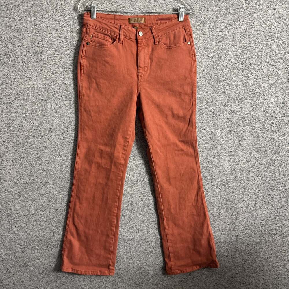 Judy Blue Women's 9/29 Terracotta Mid-Rise Bootcut Stretch Denim Jean
